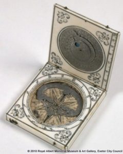 Pocket azimuth sundial