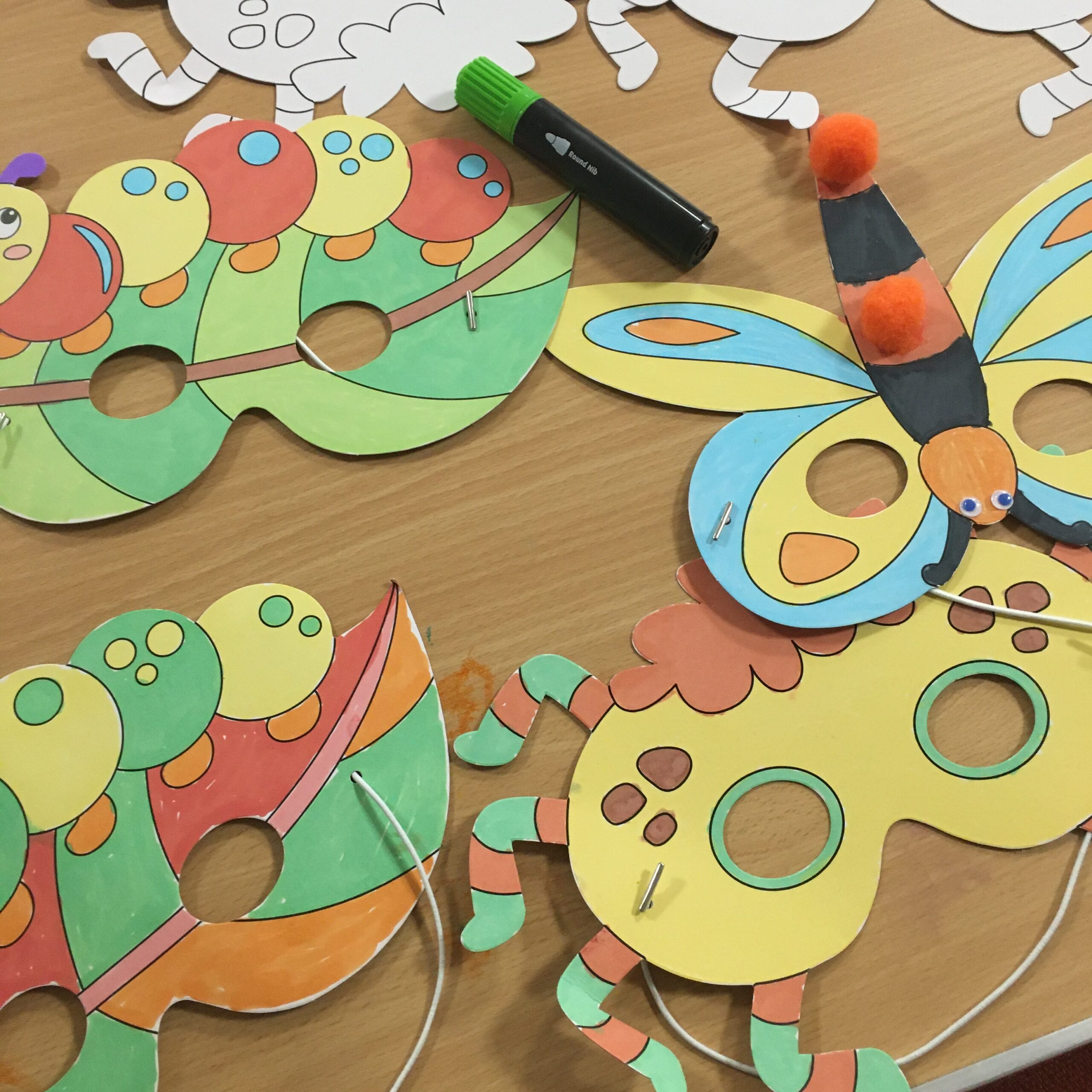Project Buzz - masks made at the Beacon Centre