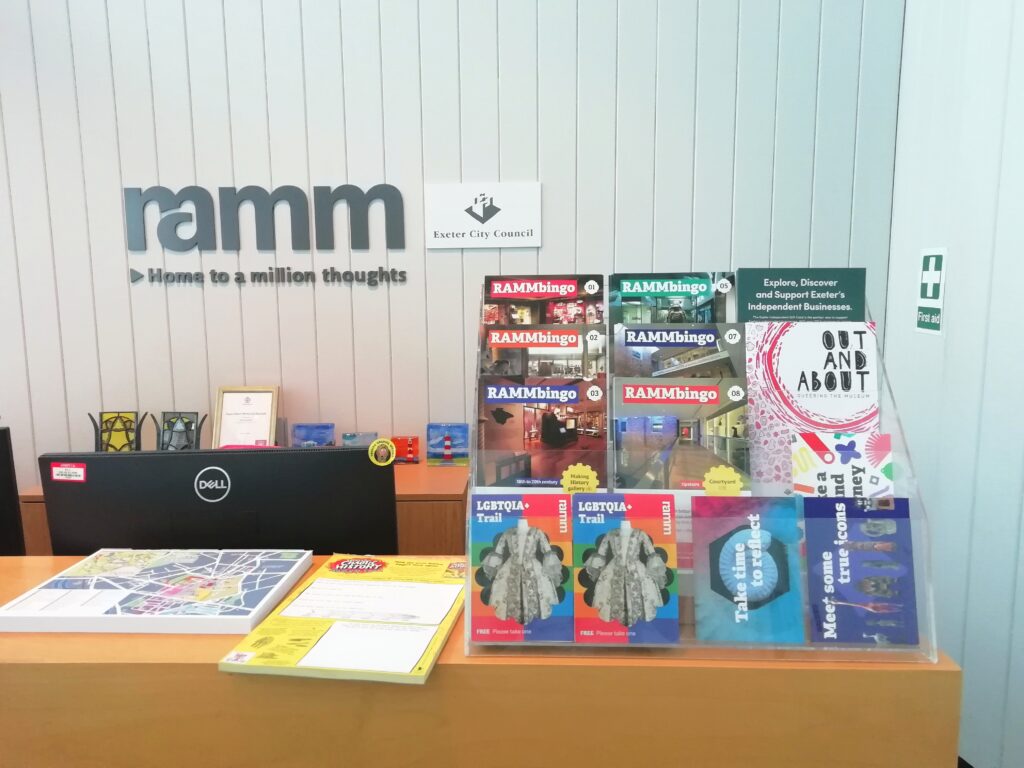 Selection of RAMM leaflets and activities including RAMM Bingo