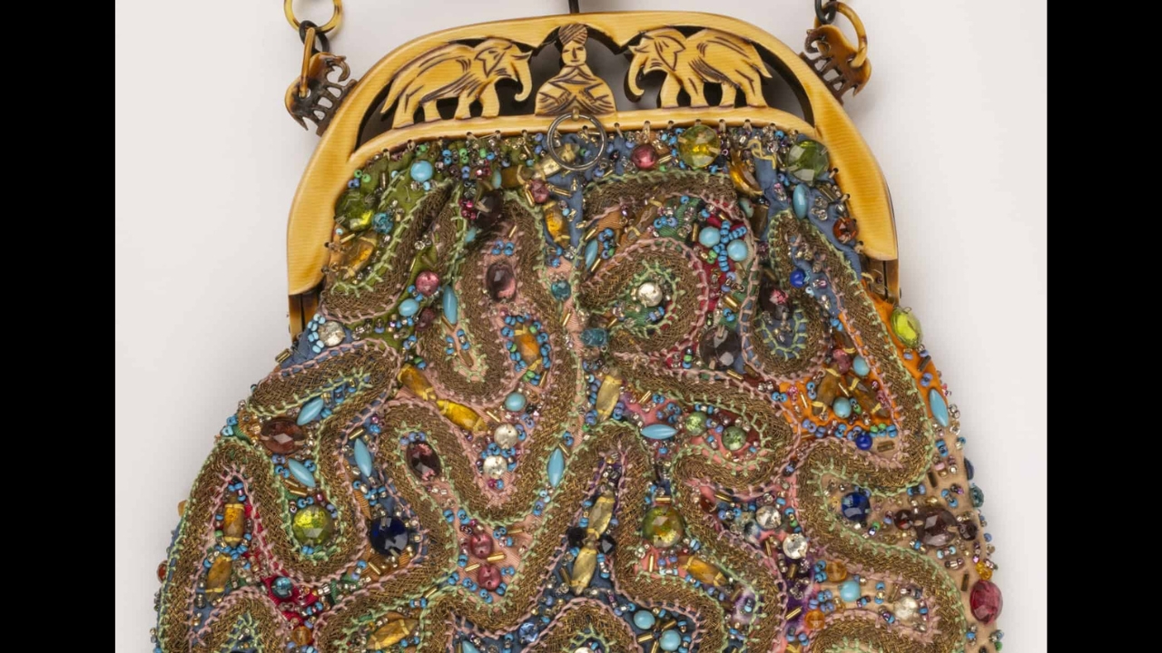 a beaded 1920s purse from the RAMM collection